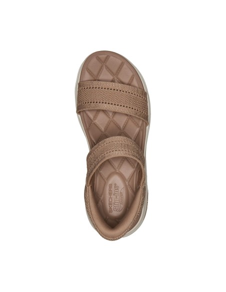 Skechers SlipIns GO Walk Arch Fit 20 Sandal Kennedy 140844TAN