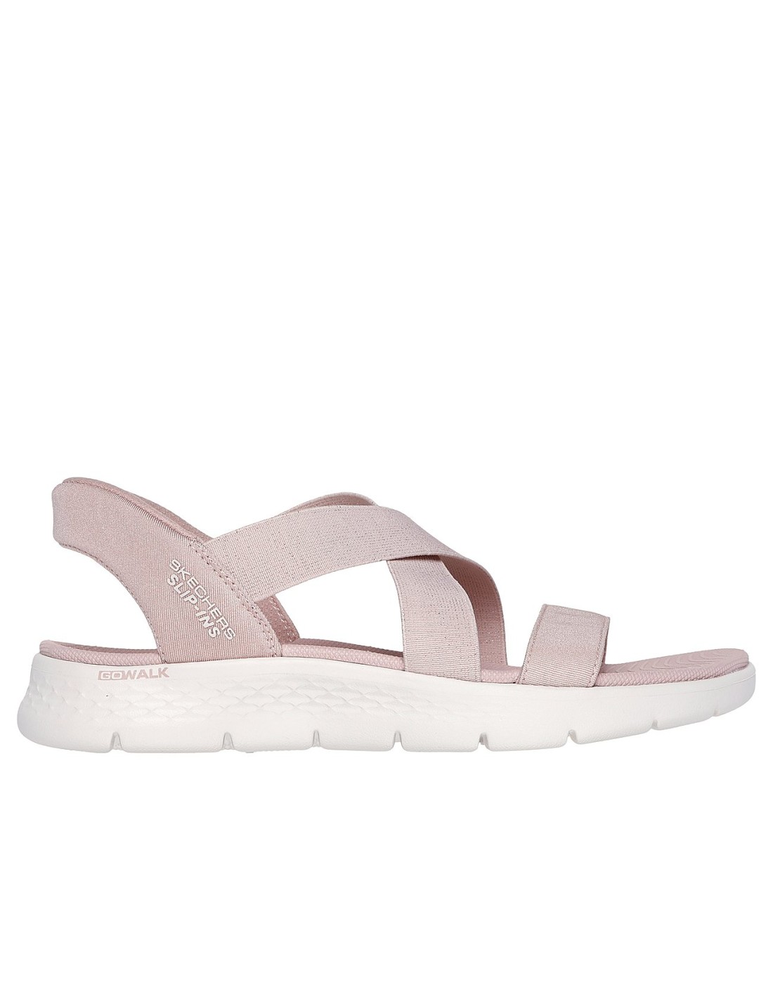 Skechers SlipIns Go Walk Flex Sandal Glimmer Up 141489ROS