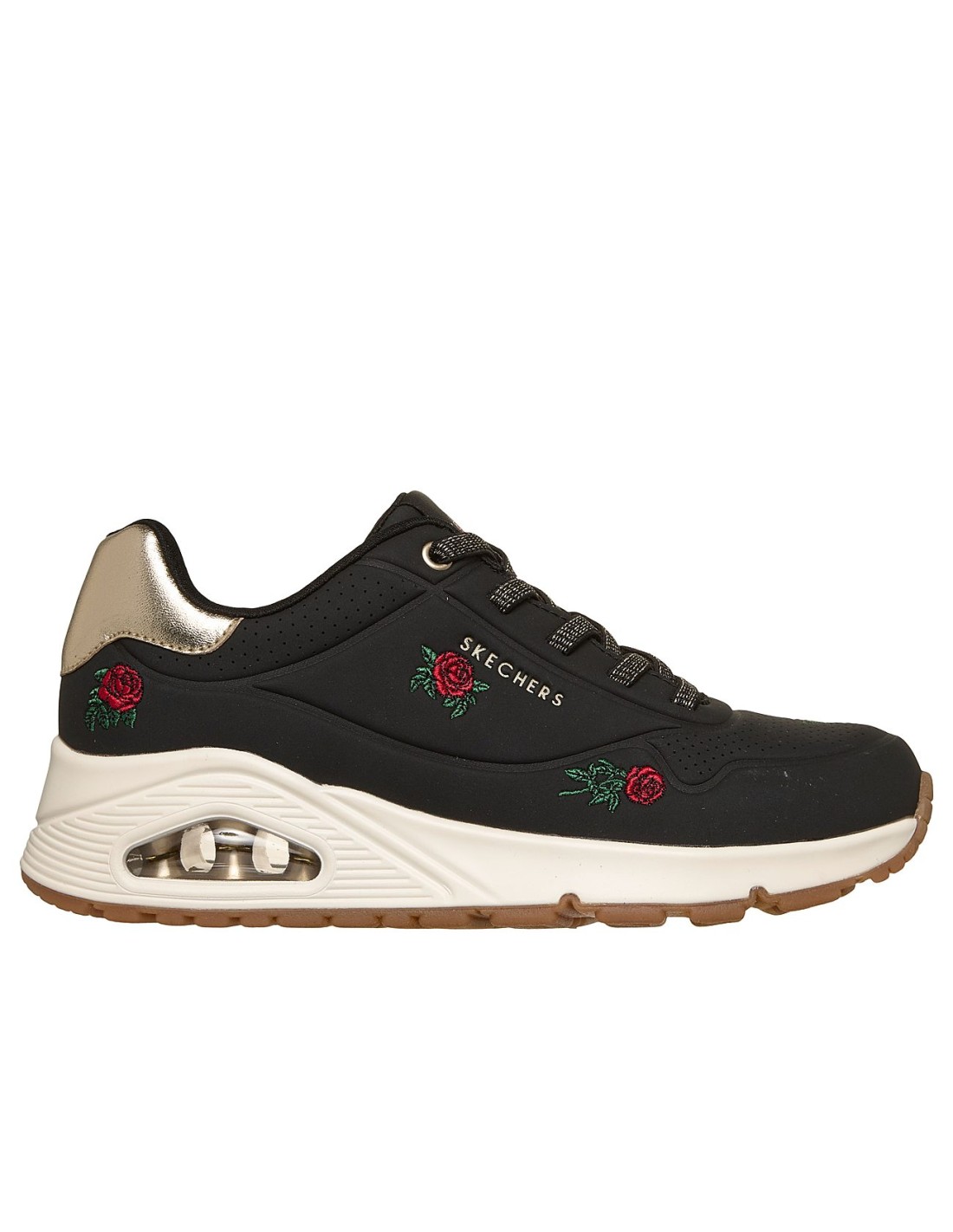 Skechers Uno Champagne and Roses 177862BKRD