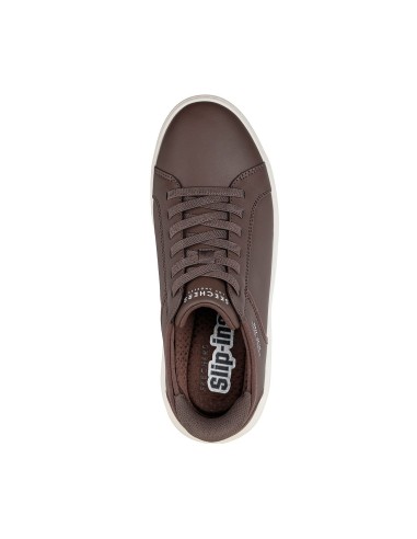 Skechers Slipins Court BreakDouble Vented 183177CHOC Chocolate