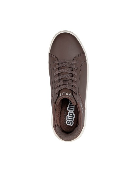 Skechers Slipins Court BreakDouble Vented 183177CHOC Chocolate