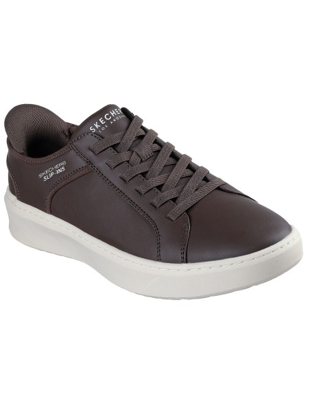 Skechers Slipins Court BreakDouble Vented 183177CHOC Chocolate