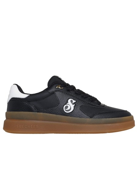 Skechers Duraleather Lace Up Snoop Cupsole Sneaker 251200BKW