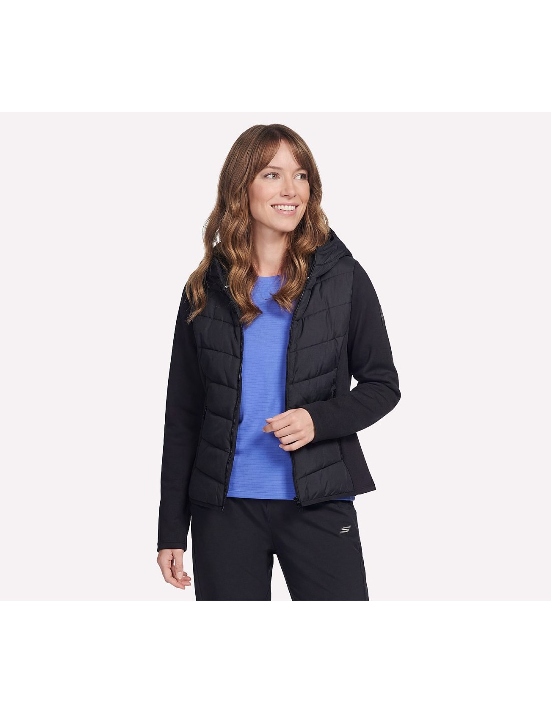 Skechers GO Shield Performance Elite Hooded Jacket JA232BLK
