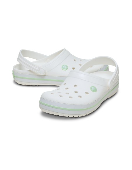 CROCS CROCBAND WHITESERENE GREEN 110161YL