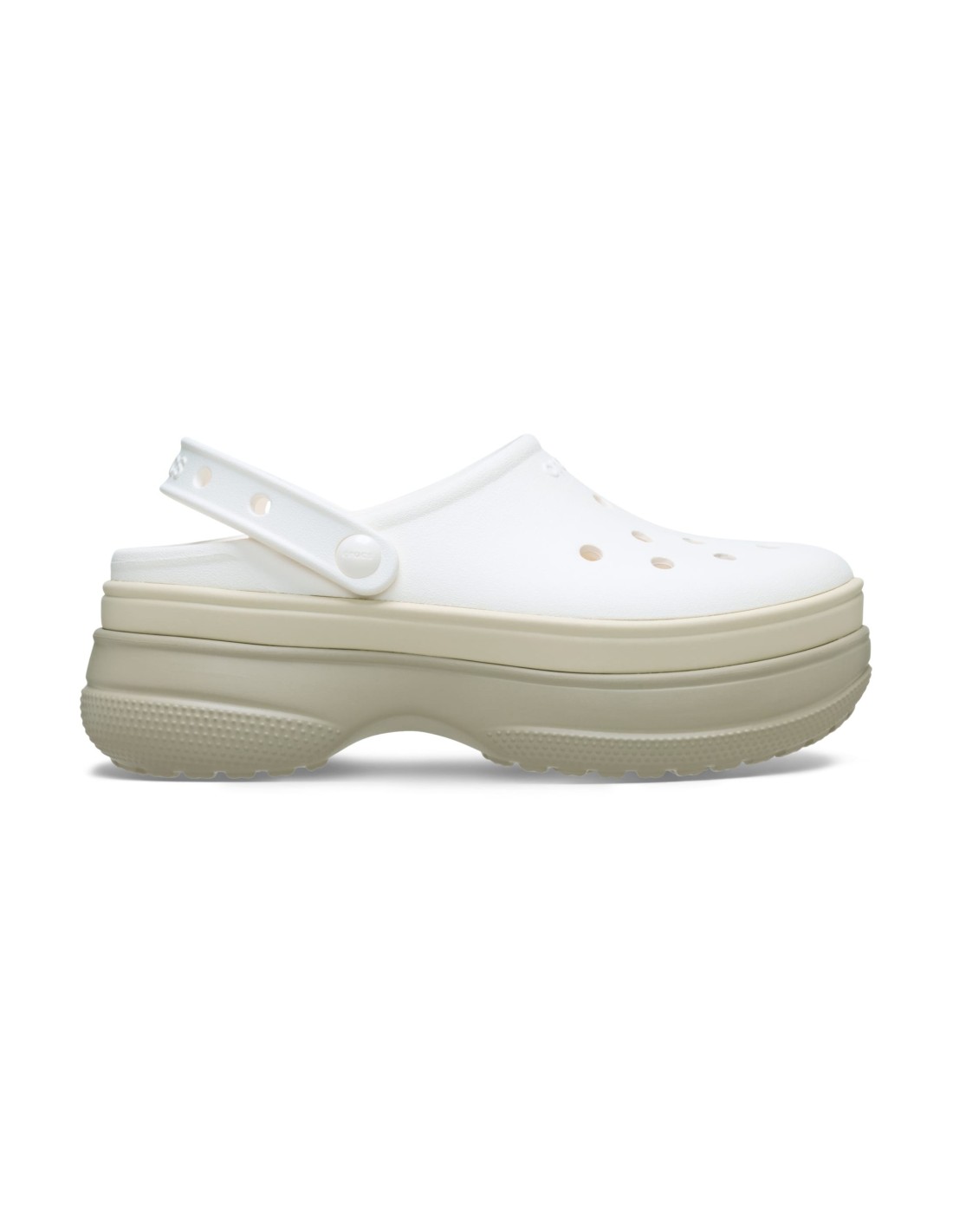 CROCS CLASSIC STACKED CLOG CHALK 2113550WV