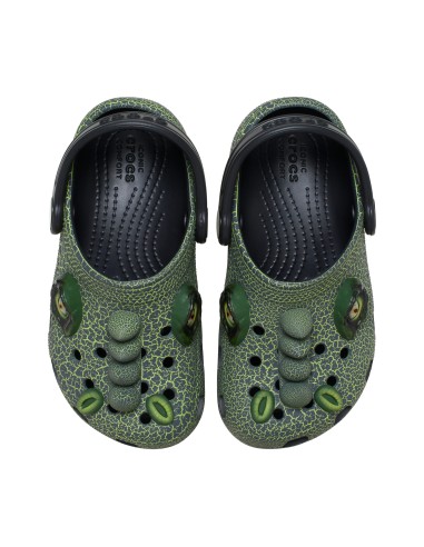 CROCS CLASSIC IAM SCARY DINO CLOG T KIDS BLACK 211372001