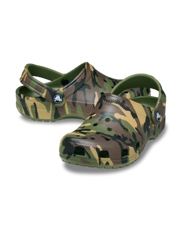 CROCS CLASSIC CAMOUFLAGE CLOG K ARMY GREENMULTI 2118793TC