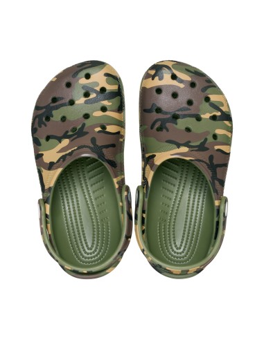 CROCS CLASSIC CAMOUFLAGE CLOG K ARMY GREENMULTI 2118793TC