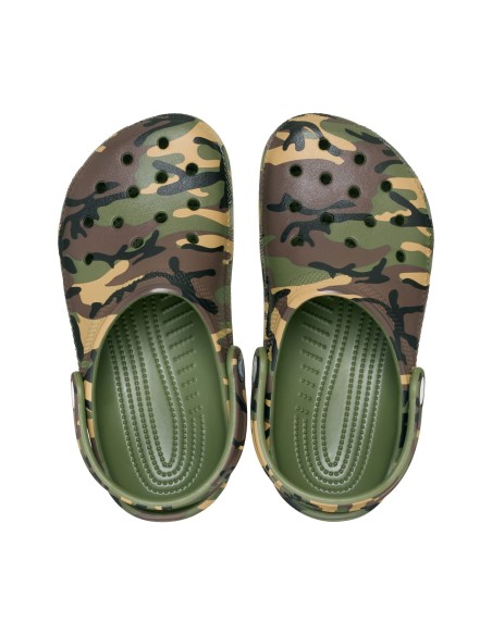 CROCS CLASSIC CAMOUFLAGE CLOG K ARMY GREENMULTI 2118793TC