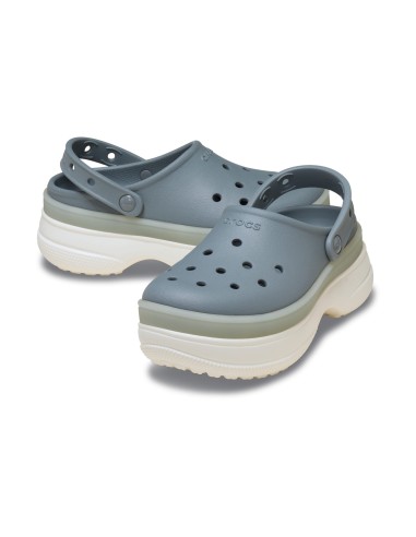 CROCS CLASSIC FROSTED STACKED CLOG CONCRETE 2125670Z3