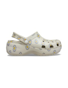 CROCS CLASSIC PLATFORM CLOG IN FLORAL METEOR 2126681WY