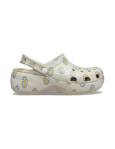 CROCS CLASSIC PLATFORM CLOG IN FLORAL METEOR 2126681WY