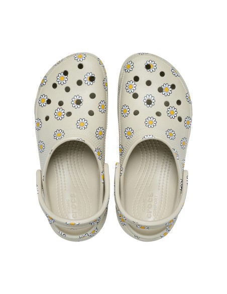 CROCS CLASSIC PLATFORM CLOG IN FLORAL METEOR 2126681WY