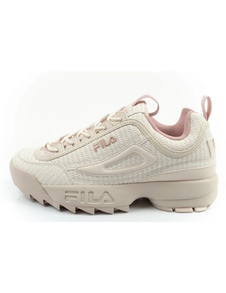 Fila Disruptor women's shoes sports sneakers fashionable beige comfortable