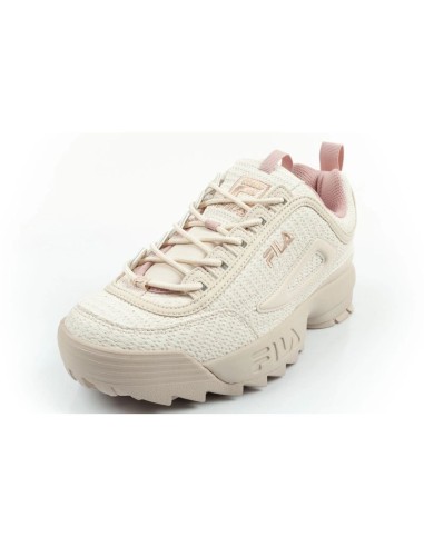 Fila Disruptor women's shoes sports sneakers fashionable beige comfortable