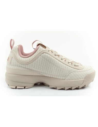 Fila Disruptor women's shoes sports sneakers fashionable beige comfortable