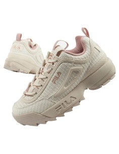 Fila Disruptor women's shoes sports sneakers fashionable beige comfortable