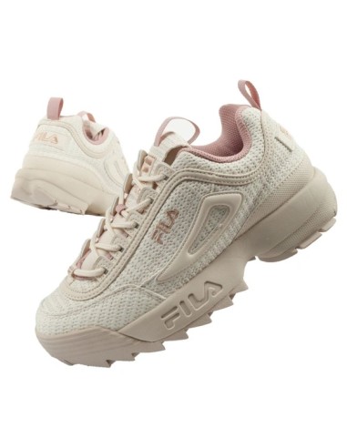 Fila Disruptor women's shoes sports sneakers fashionable beige comfortable