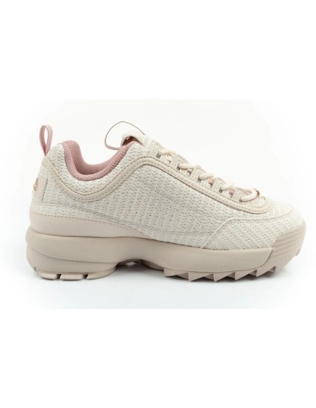 Fila Disruptor women's shoes sports sneakers fashionable beige comfortable