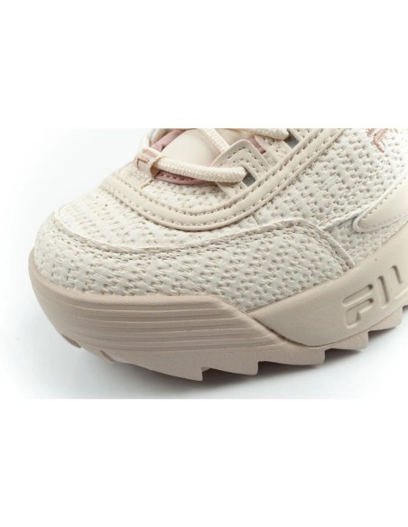 Fila Disruptor women's shoes sports sneakers fashionable beige comfortable