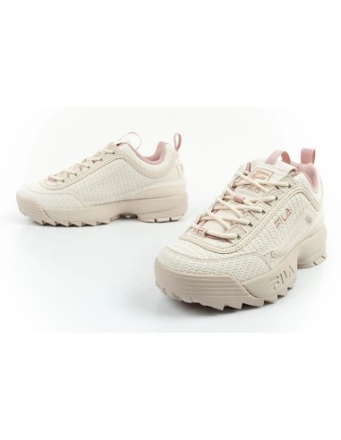 Fila Disruptor women's shoes sports sneakers fashionable beige comfortable