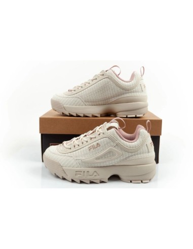 Fila Disruptor women's shoes sports sneakers fashionable beige comfortable