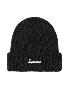 Supreme Loose Gauge Beanie 'Black Reflective' FW26BN10BLACKREFLECTIVE MBS