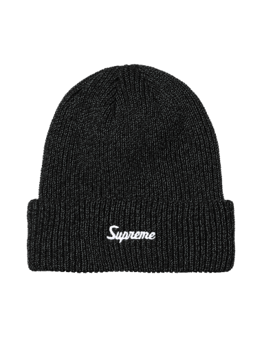 Supreme Loose Gauge Beanie 'Black Reflective' FW26BN10BLACKREFLECTIVE MBS