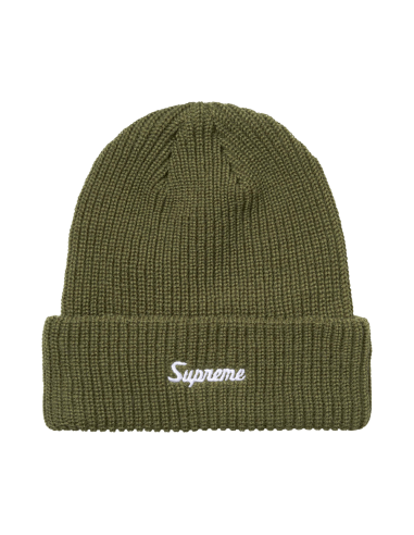 Supreme Loose Gauge Beanie 'Olive' FW26BN10OLIVE MBS