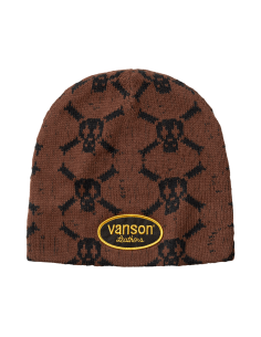 Supreme x Vanson Leathers Skull Beanie 'Brown' FW26BN15BROWN MBS