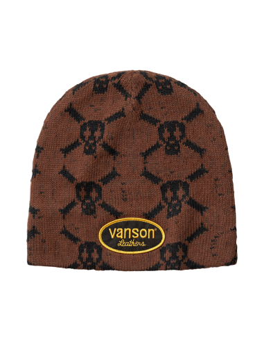 Supreme x Vanson Leathers Skull Beanie 'Brown' FW26BN15BROWN MBS