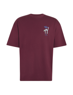 adidas Snowball Graphic Oversized Tshirt Maroon LG5065 MBS