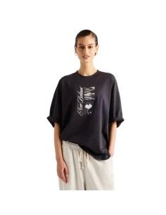 New Balance Pressed Flowers Script Oversized TShirt WT62X7Z9DNT