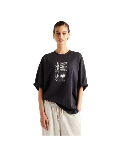 New Balance Pressed Flowers Script Oversized TShirt WT62X7Z9DNT