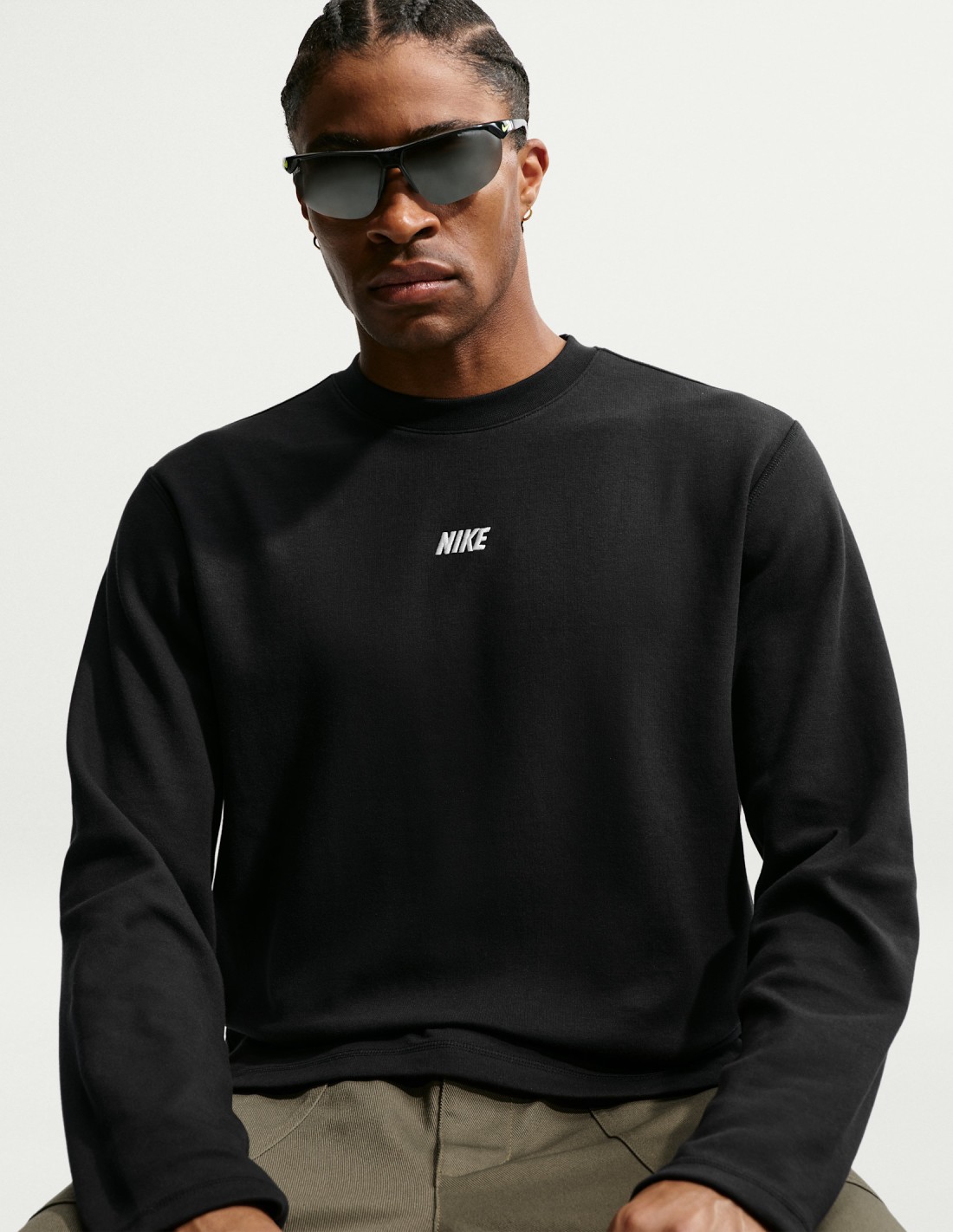 Nike Club BB Varsity LS Crew Black IU0792010