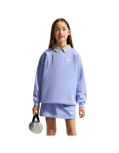 Nike Sportswear Club Fleece Kids' Sweatshirt Light Purple FD2923 569