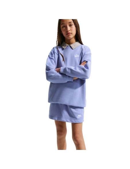Nike Sportswear Club Fleece Kids' Sweatshirt Light Purple FD2923 569