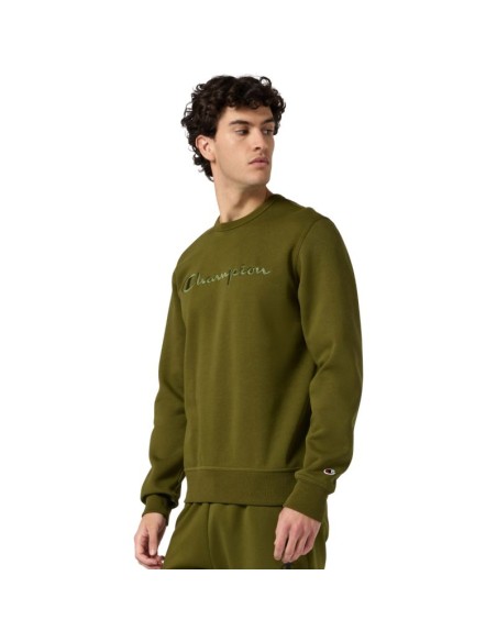 Champion Men's Crewneck Sweatshirt Olive 220272 GS585