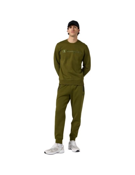 Champion Men's Crewneck Sweatshirt Olive 220272 GS585