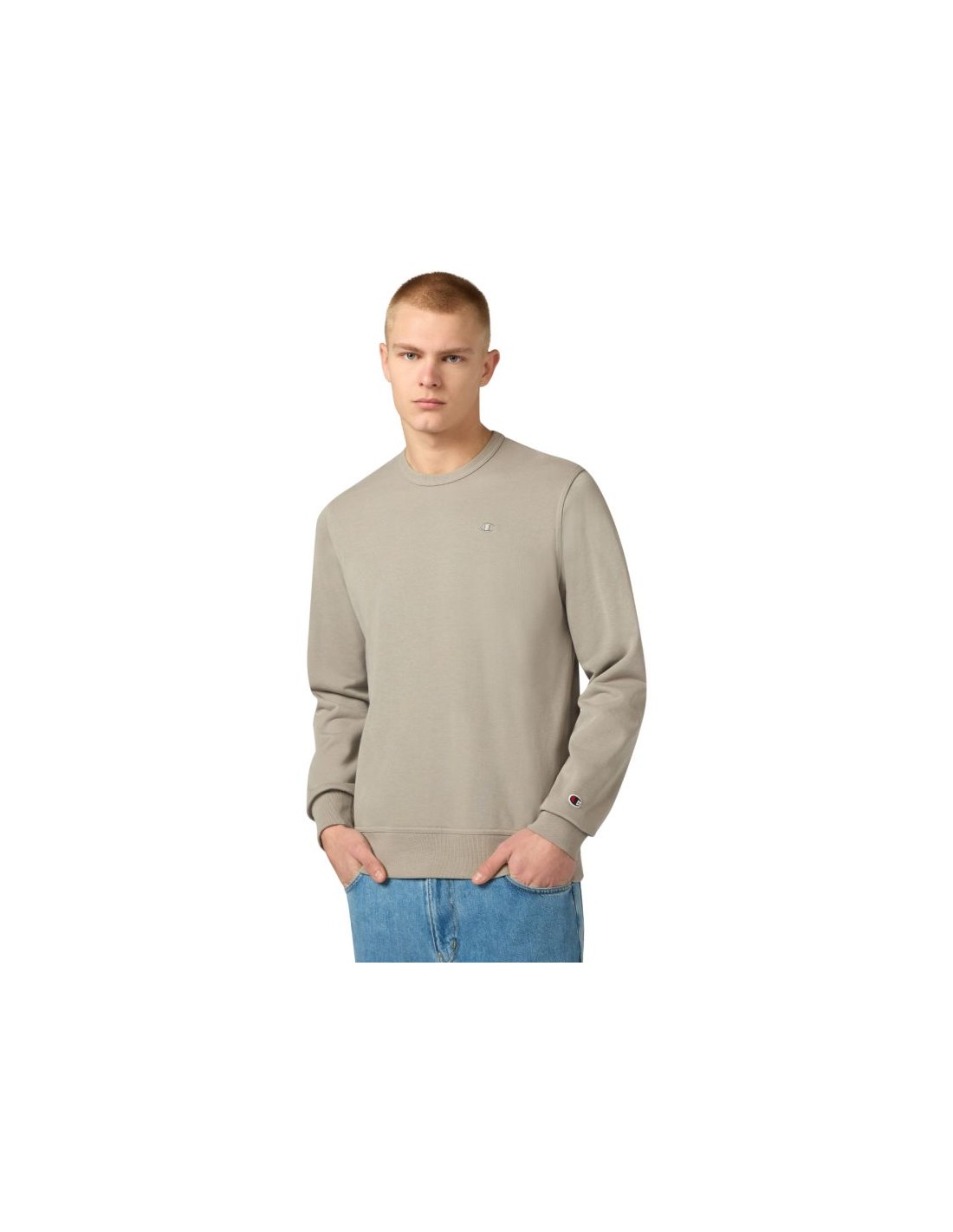 Champion Crewneck Sweatshirt Beige 220785 ES035