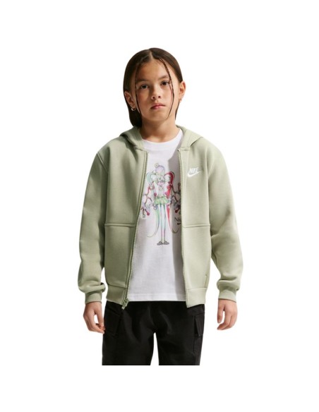 Nike Sportswear Club Fleece Kids' Sweatshirt Light Green FD3004 304