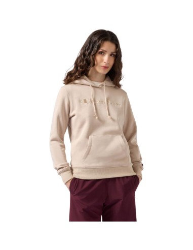 Champion Women's Hooded Sweatshirt Beige 118379 MS099