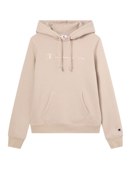 Champion Women's Hooded Sweatshirt Beige 118379 MS099