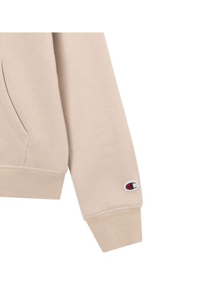 Champion Women's Hooded Sweatshirt Beige 118379 MS099