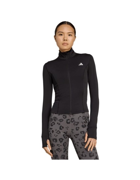 adidas Optime Essentials FullZip Women's Sweatshirt Black JM9185