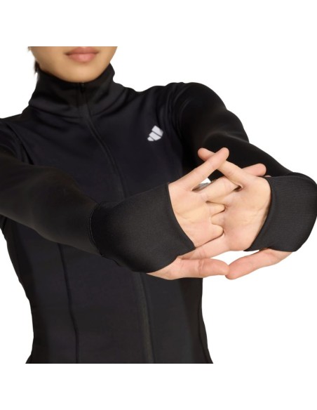 adidas Optime Essentials FullZip Women's Sweatshirt Black JM9185