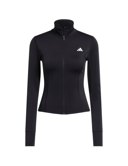 adidas Optime Essentials FullZip Women's Sweatshirt Black JM9185