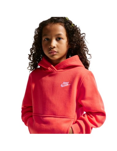 Nike Sportswear Club Fleece Kids' Sweatshirt Orange FD3000 842