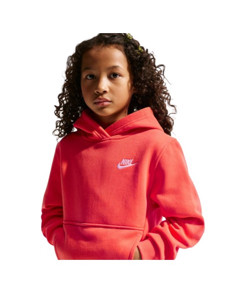 Nike Sportswear Club Fleece Kids' Sweatshirt Orange FD3000 842